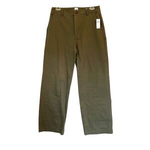 GAP Olive Green High Waist Straight Leg Cargo Utility Pants Size 6 – Trendy